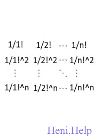 Утворити квадратну матрицю порядку n (№11)